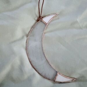 Frosted Glass Moon Catcher